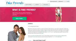 Desktop Screenshot of fake-friends.com